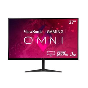 Monitor led gaming 27 pulgadas viewsonic vx2719 - pc - mhd va - fhd - 2 x hdmi - dp - 240hz - 1ms - a - sync - vesa