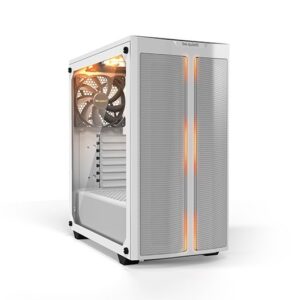 Caja ordenador gaming atx be quiet! pure base 500dx white tira led argb frontal - cristal templado - 3x ventilador 140