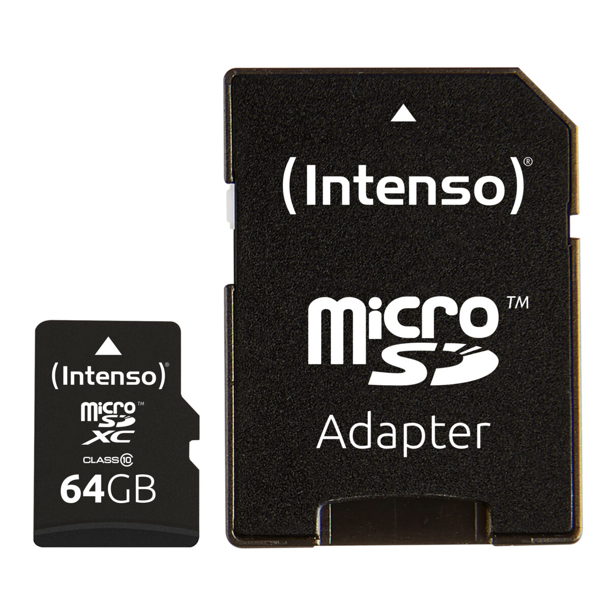 Tarjeta memoria micro sd intenso 64gb cl10 + adaptador sd