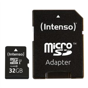 Tarjeta memoria micro sd intenso 32gb uhs - i cl10 + adaptador sd