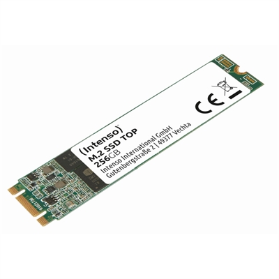 Disco duro interno solido ssd intenso top 256gb m.2 sata3