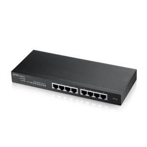 Switch 8 puertos zyxel gs1915 - 8 gigabit ethernet nebula fanless