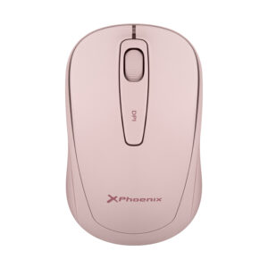 Phoenix m250 ratón inalámbrico 2.4 ghz receptor usb hasta 1600 dpi compatible con pc mac portátil color rosa