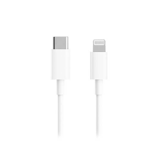 Cable lightning a usb tipo c xiaomi macho - macho - 1m - blanco