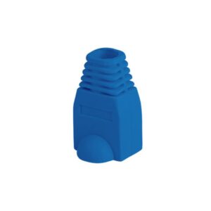 Funda protectora lanberg plb - 1000 - b para conector rj45 pack de 100 unidades azul