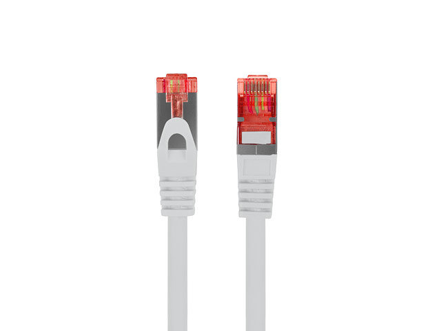Cable red lanberg latiguillo cat.6 s - ftp lszh cu 1m gris fluke passed