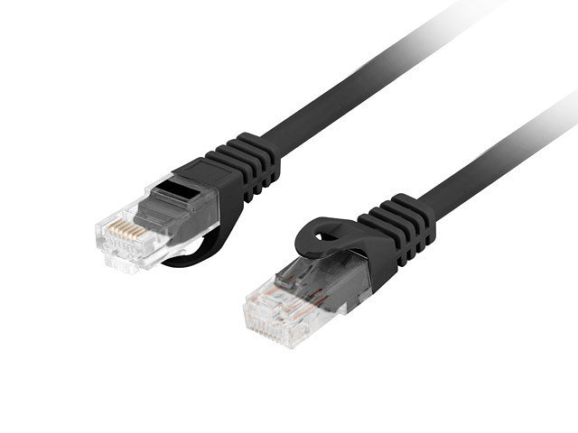 Cable red lanberg latiguillo cat.6 utp lszh cu 1.5m negro fluke passed