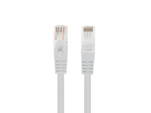 Cable red lanberg latiguillo cat.6 utp 10m gris fluke passed