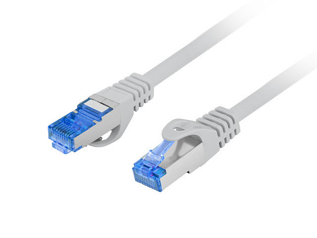 Cable red lanberg latiguillo cat.6a s - ftp lszh cca 2m gris fluke passed