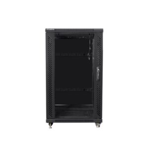 Armario lanberg rack 19 pulgadas 22u 600x800 flat pack black negro