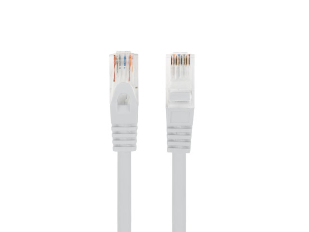 Cable red lanberg latiguillo cat.6 utp 0.5m gris fluke passed