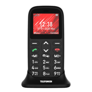Telefono movil telefunken s410 senior phone - 1.77 pulgadas - negro