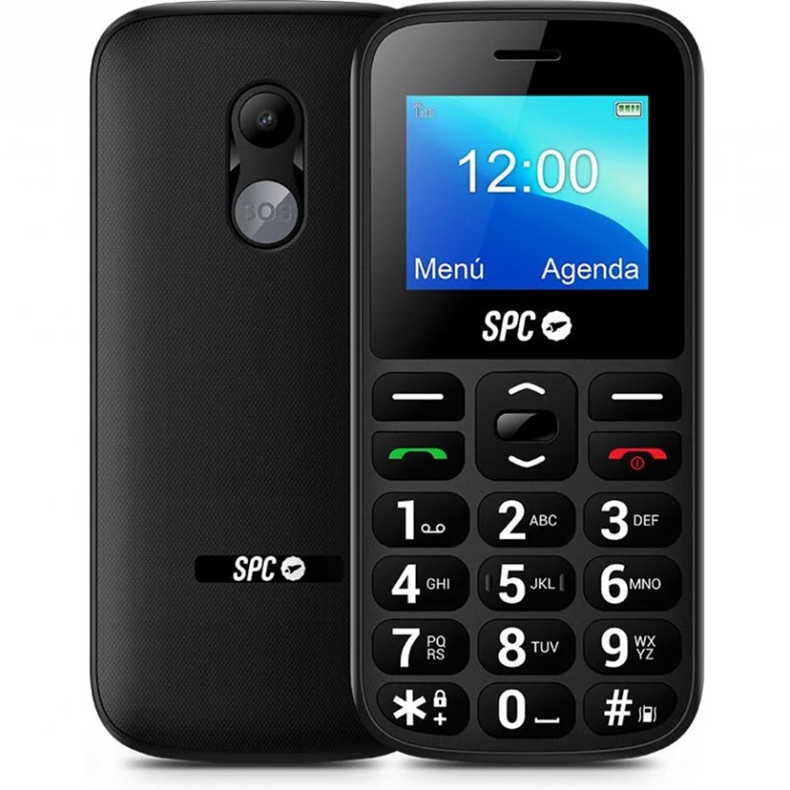 Telefono movil spc fortune 2 4g black 1.77 pulgadas - radio - bt - 0.08mpx - micro usb