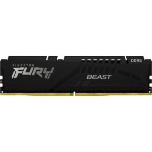 Memoria ram ddr5 8gb kingston - 5600 mhz - pc5 - 44800 - fury beast - cl36 - 1.25v - am5