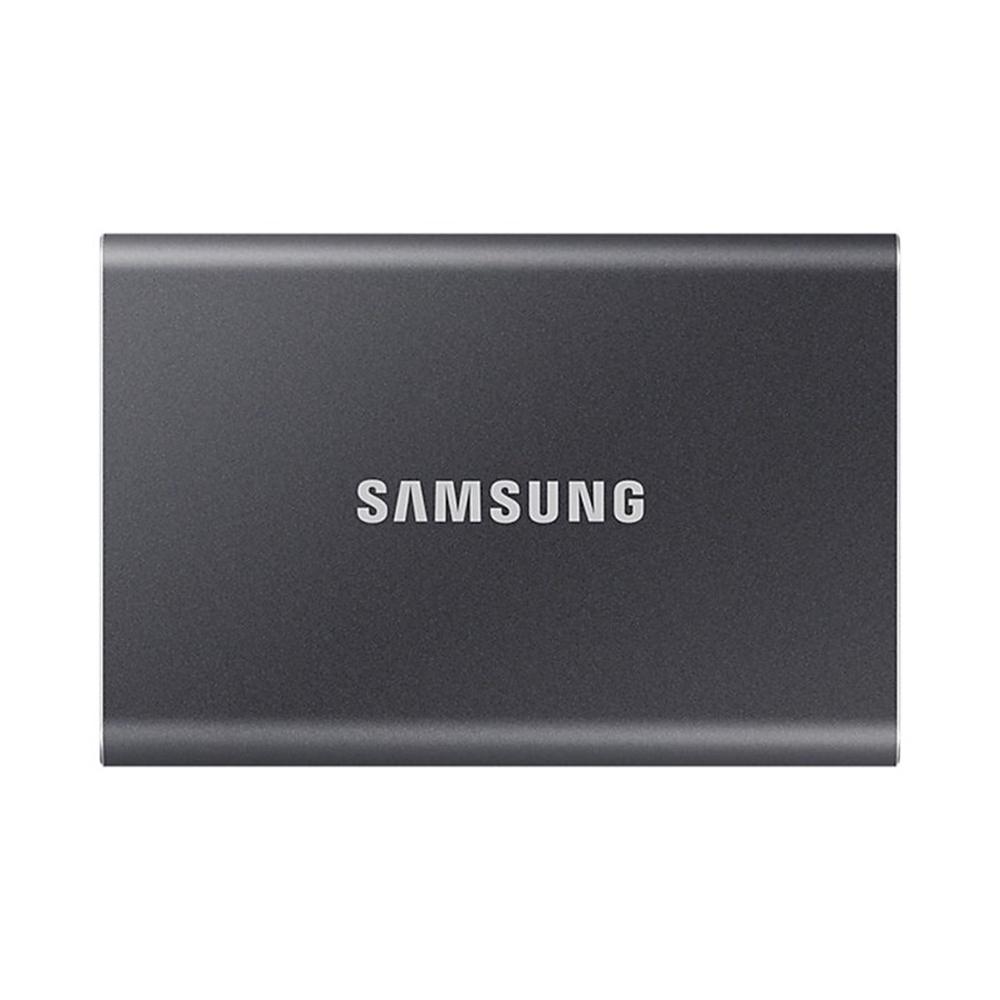Disco duro externo ssd samsung 2tb pssd t7 nvme externo gris usb tipo c