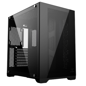 Caja ordenador phoenix gaming zephyr cubo atx doble cristal templado soporte gpu hasta 380mm