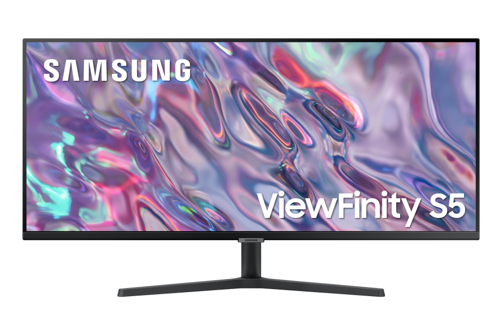 Monitor led 34 pulgadas samsung viewfinity s5 ls34c500gauxen va - uwqhd - dp - hdmi - 100hz - 5ms - vesa 100 x 100