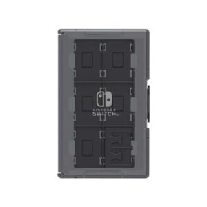 Estuche hori nintendo switch negro separador - 10 cartuchos - rigida