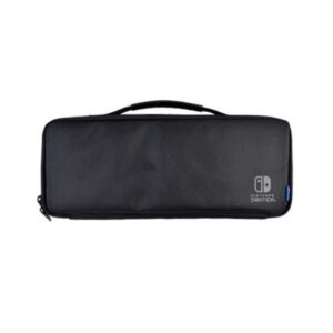 Funda hori nintendo switch extra larga oled negra extra grande - reforzada - acolchada - separador