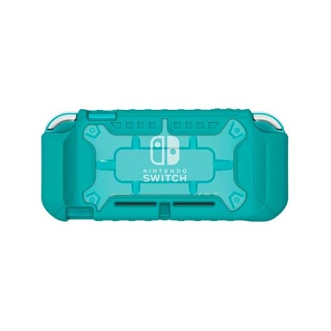 Carcasa hori nintendo switch hibrida turquesa tpu - duraflexi - resistente y flexible