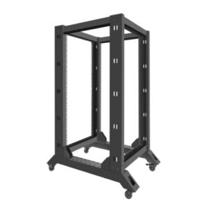 Armario lanberg abierto rack 19 pulgadas 22u - 600x800 negro