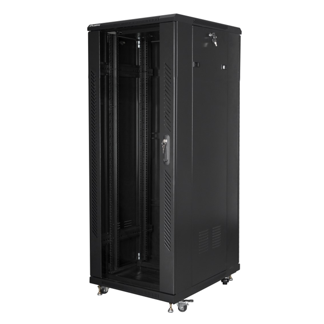 Armario lanberg rack 19 pulgadas 32u 600x800 negro