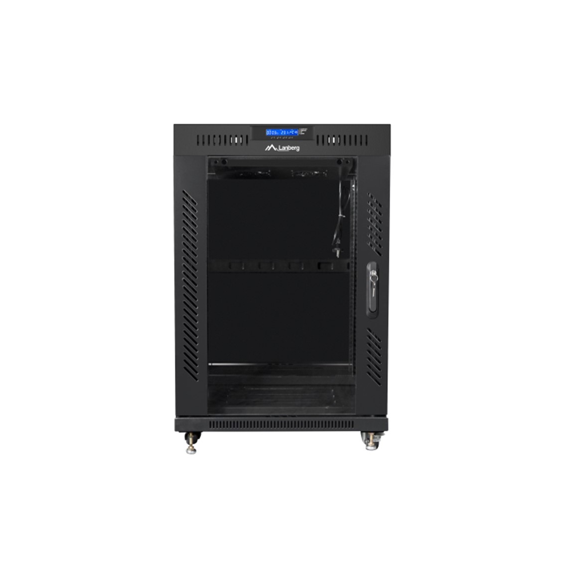 Armario lanberg rack 19 pulgadas 15u 600x600 negro