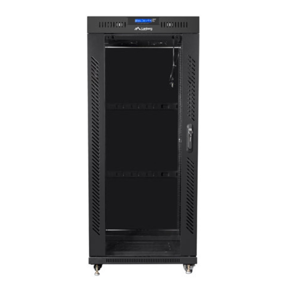 Armario lanberg rack 19 pulgadas 27u 600x800 negro