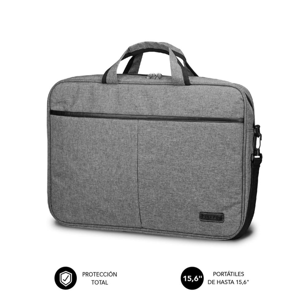 Maletin para portatil subblim elite laptop 15.6 pulgadas gris