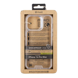 Funda muvit shockproof 2m para apple iphone 14 pro max transparente