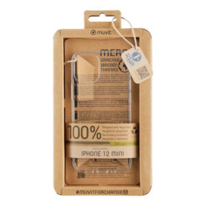 Funda muvit recycletek para apple iphone 12 mini transparente