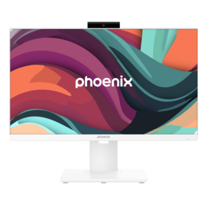 Barebone all in one phoenix campro 24 pulgadas blanco placa asus h610t2 lga1700 ddr4 adaptador 120w