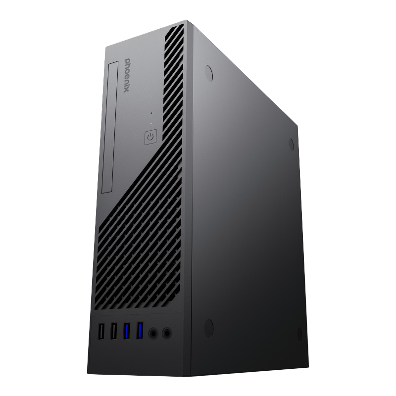 Caja ordenador phoenix lite - s3 micro atx formato ultra slim de 8 litros usb 3.0 fuente 200w incluida