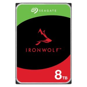 Disco duro interno hdd seagate ironwolf nas st8000vn002 8tb 3.5 pulgadas 5400rpm - 256mb - sata 6gb - s