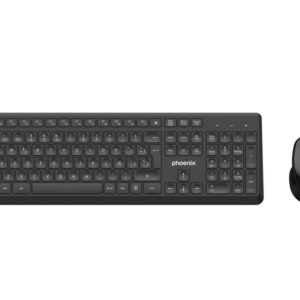 Phoenix combo teclado multimedia + ratón inalámbrico con receptor usb 1600dpi