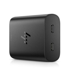 Cargador hp de portátil usb - c 65w dos puertos usb - c