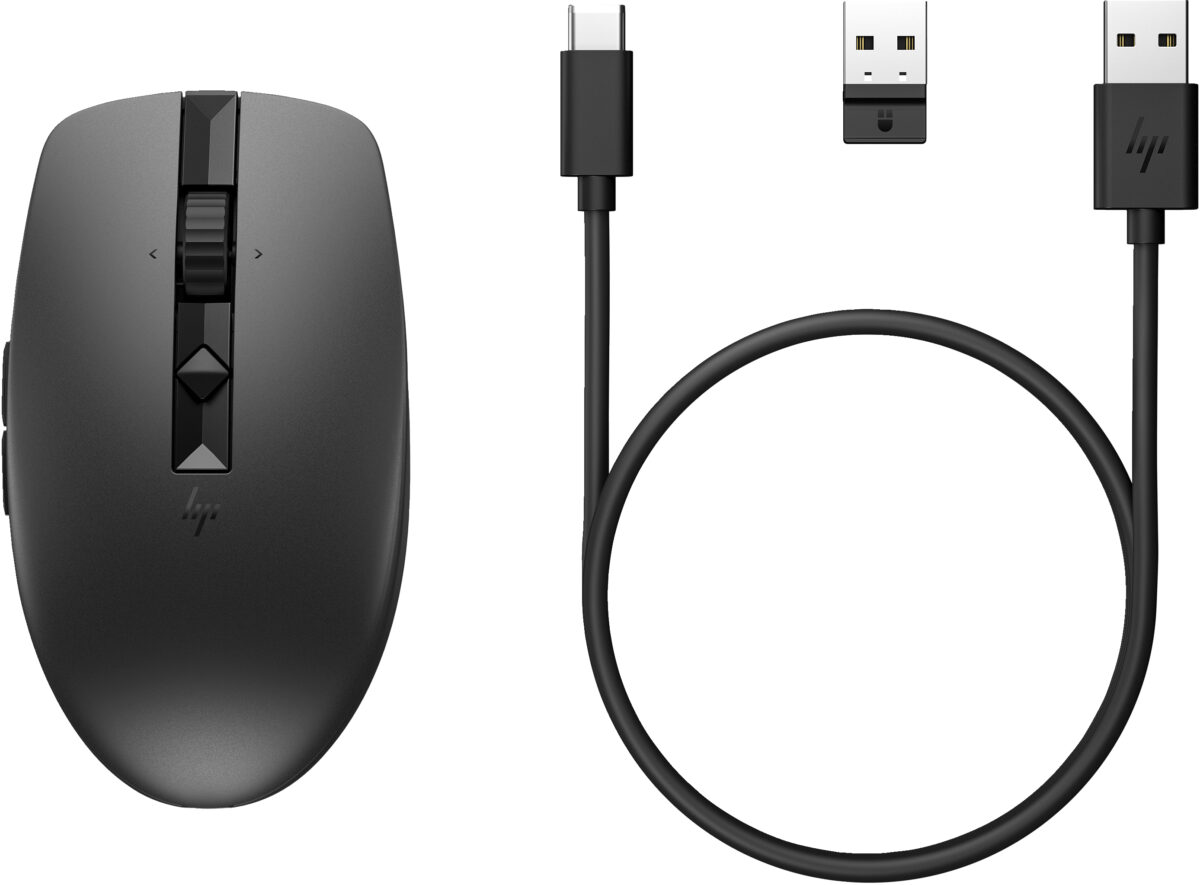 Ratón hp 715 multidispositivo inalambrico recargable