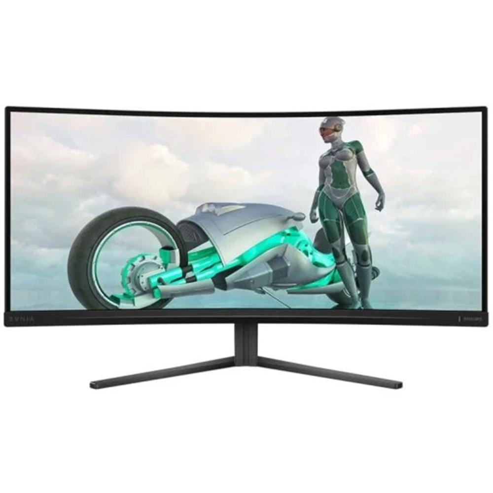 Monitor curvo gaming philips evnia 34m2c3500l - 00 34 pulgadas qhd 180hz