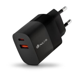 Cargador de pared ngs bud45w 45w 1x usb tipo a 1x usb tipo c