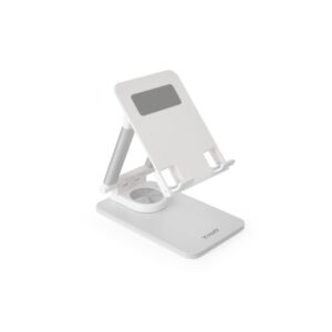 Soporte tooq plegable para tablet hasta 12.9 pulgadas blanco