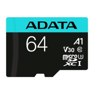 Tarjeta memoria micro sd adata 64gb cl10 + adaptador sd