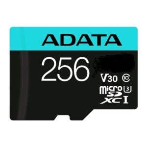 Tarjeta memoria micro sd adata 256gb cl10 + adaptador sd