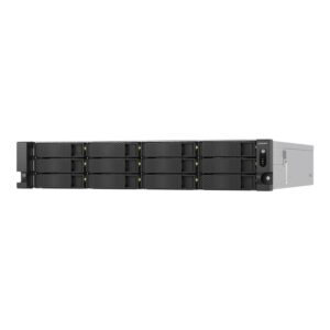 Servidor nas qnap ts - h1277axu - rp - r7 - 32g 12 bahias 2u rack 32gb gigabit ethernet