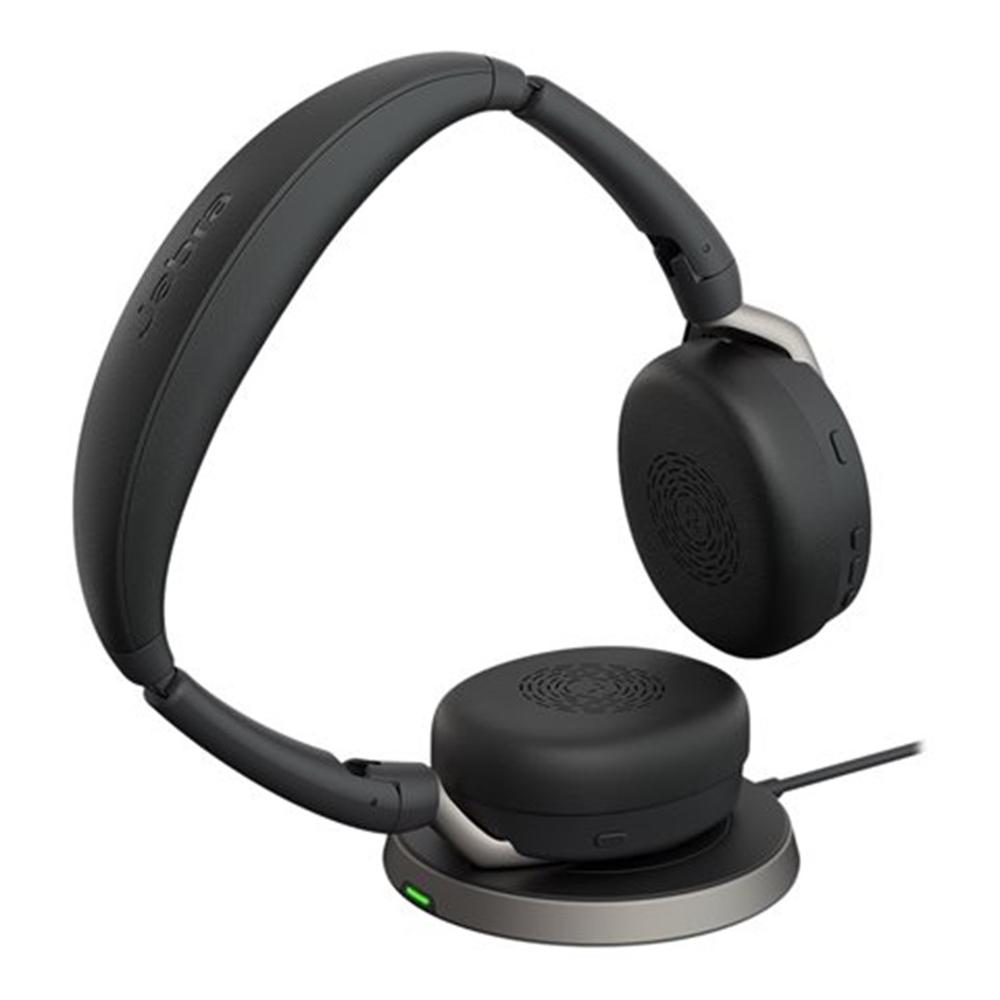 Auriculares jabra evolve2 65 flex uc stereo inalambrico negro