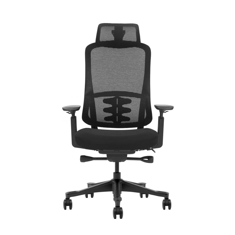Silla oficina lira apoyo lumbar sistema básculante reposacabezas 2d hasta 120 kg
