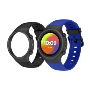 Smartwatch spc smartee 4g junior 1.2 pulgadas azul + funda negra