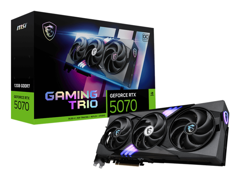 Tarjeta grafica msi rtx 5070 12g gaming trio oc