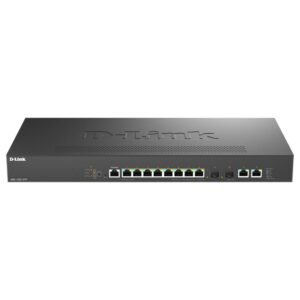 Switch gestionable d - link dms - 1250 - 12tp 8x multigigabit 2.5g poe+ 2 x 10g + 2 x 10g sfp+ 240w