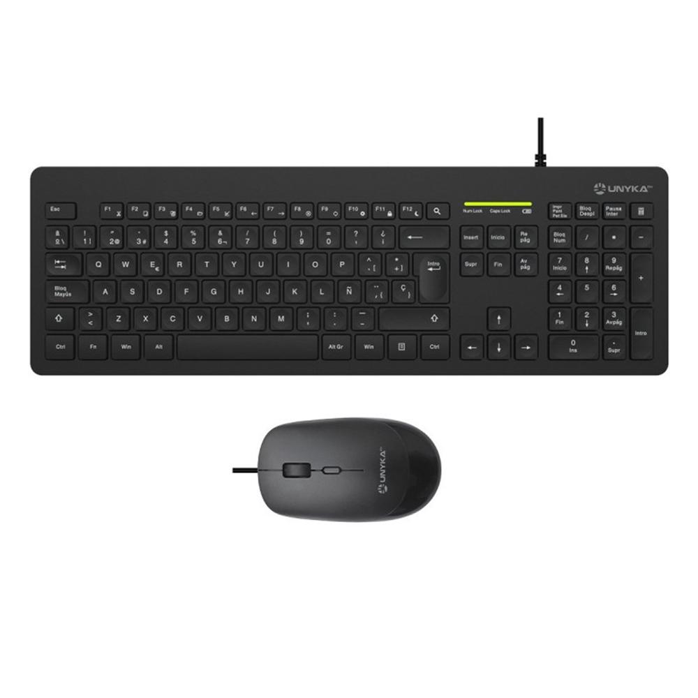 Teclado + raton unykach mk211 pro slim