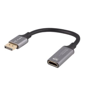 Adaptador 8k displayport a hdmi lanberg 20cm - macho - hembra